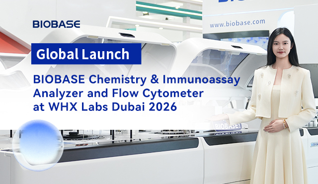 Global Launch | BIOBASE Chemistry & Immunoassay Analyzer and Flow Cytometer at WHX Labs Dubai 2026