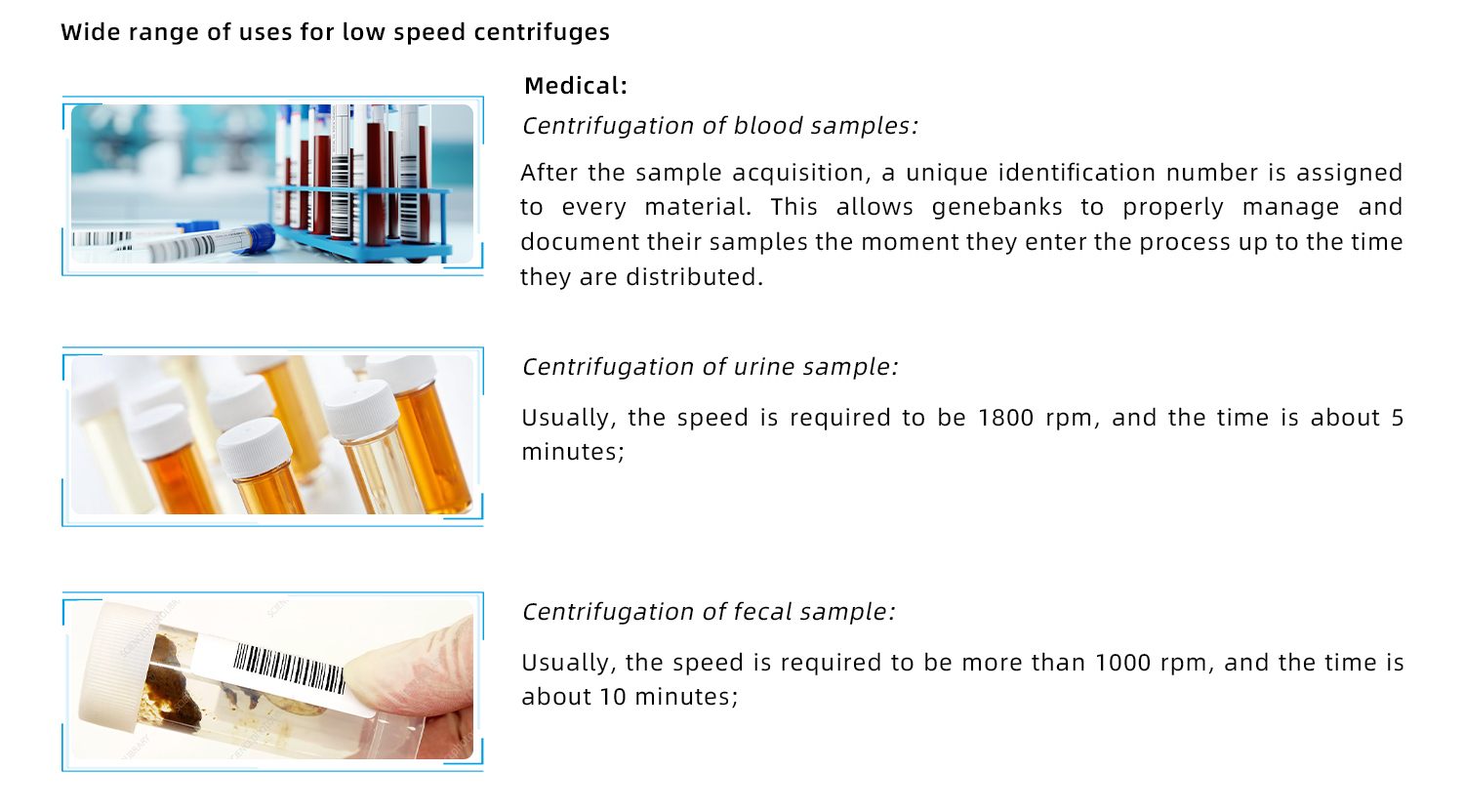 Wide Range of Uses and Precautions for Low Speed Centrifuges BIOBASE LLC